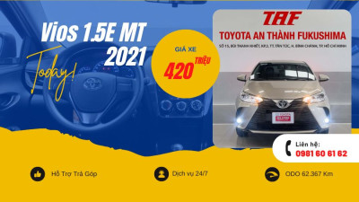 Vios 1.5E MT 2021 KM22169