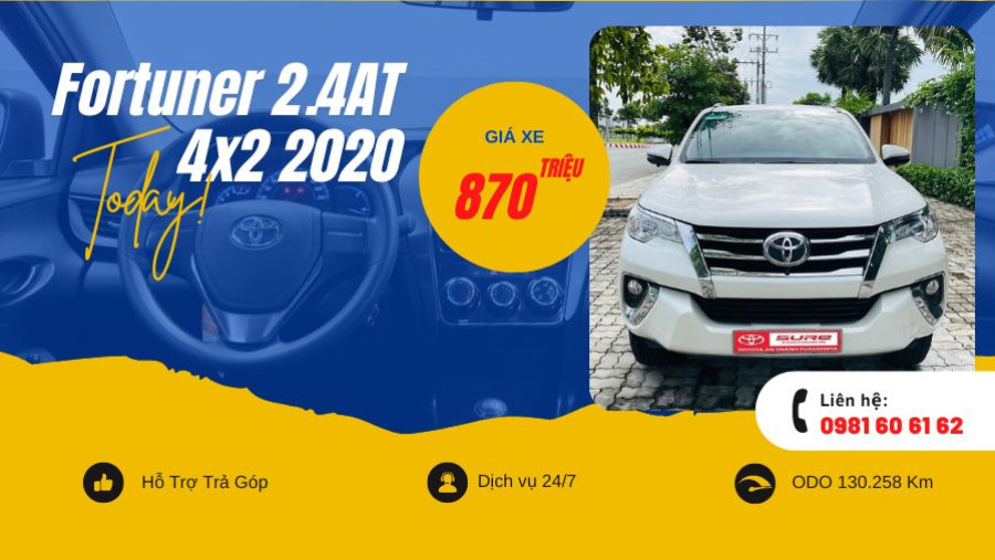 Fortuner 2.4AT 4X2 2020 KM130258