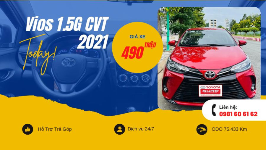 Vios 1.5G CVT 2021 KM75433