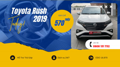 Rush 2019 Màu Trắng - ODO 16.870 KM