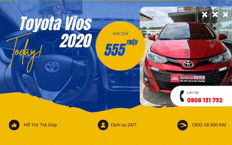 Toyota Vios 2020 thêm nhiều tiện nghi giá từ 470 triệu đồng  Đài Phát  Thanh và Truyền Hình Lạng Sơn