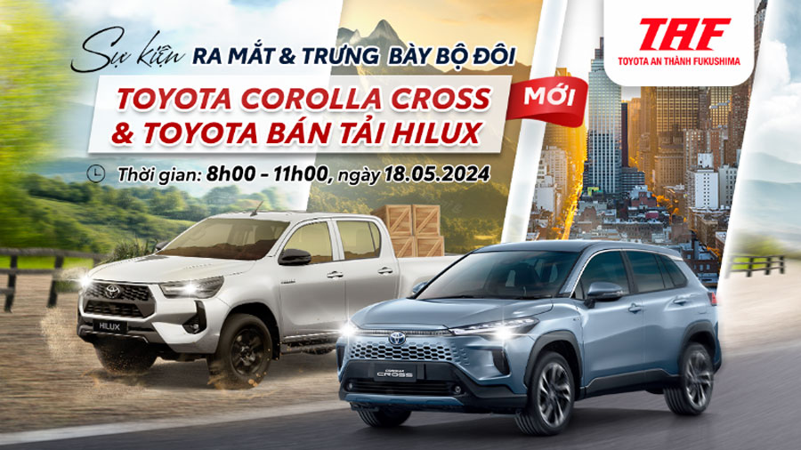 [Sự Kiện Toyota] Ra Mắt Bộ Đôi Corolla Cross Và Hilux 2024